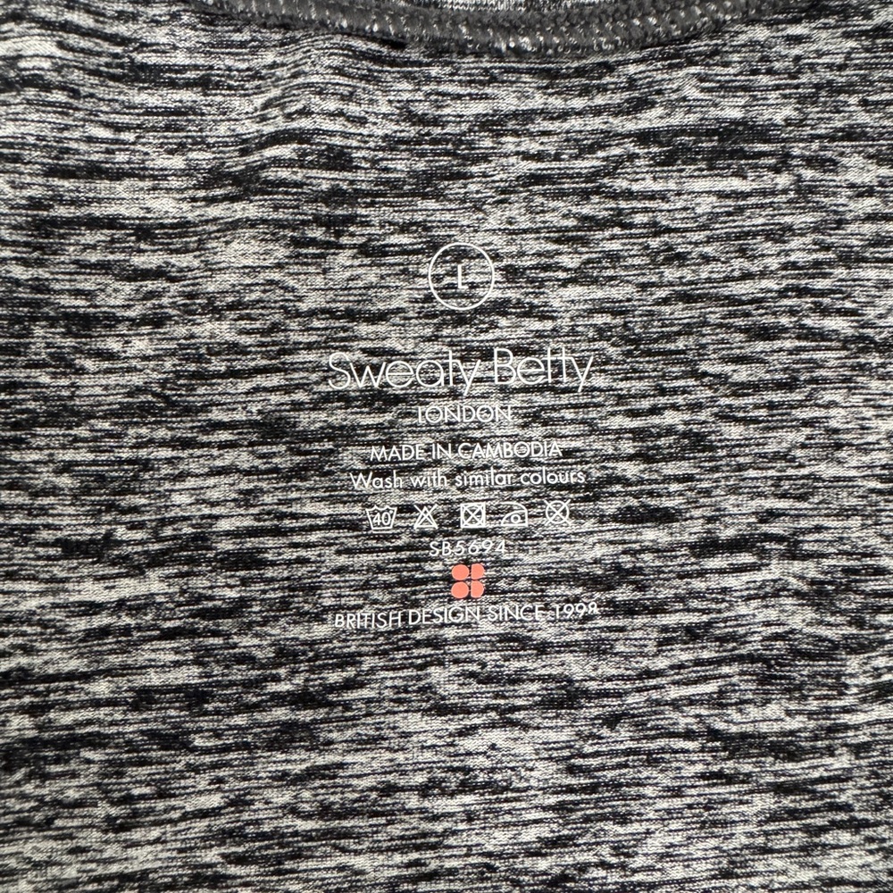 Sweaty Betty Gary Gray Sleeveless Jumpsuit Size L - Picture 2 of 5